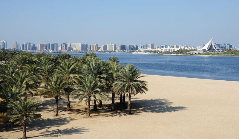 Dubai Creek and the beach