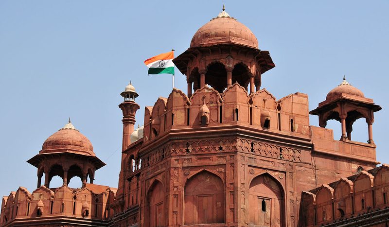 The Red Fort, a marvel in red sandstone.