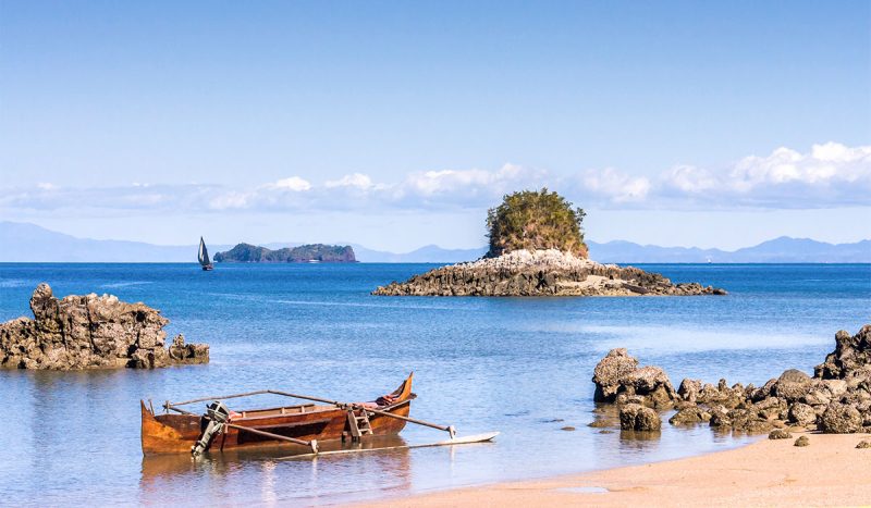 Seascape near Nosy Be island.