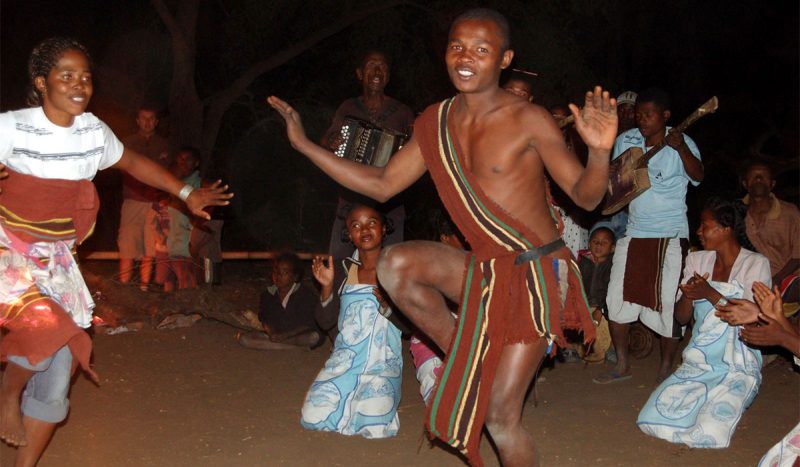 Antandroy Dancers at Mandrare River Camp.