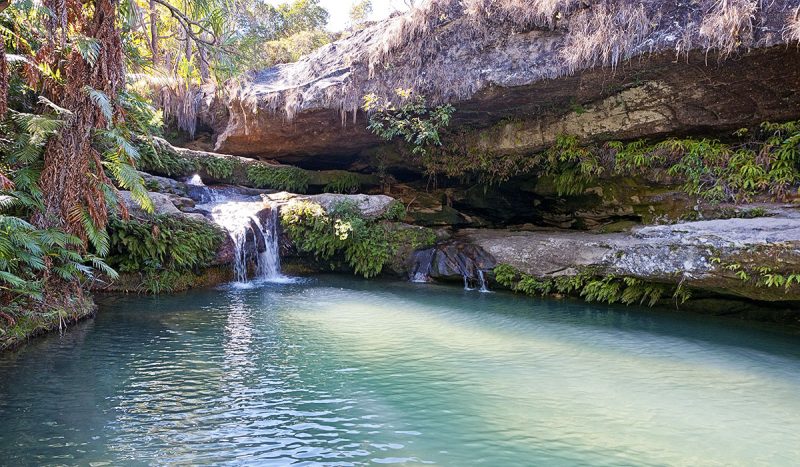 Natural swimming pool at Isalo National Park.