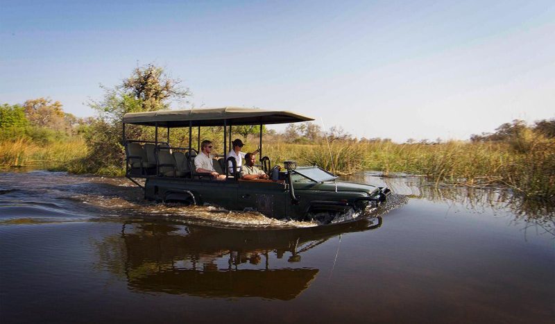 Game drive on the water